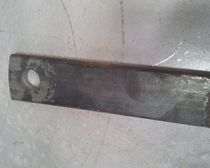 Arm crank of cleaning trough